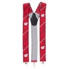 Eagles Wings Men's Red Wisconsin Badgers Suspenders In Red