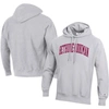 Champion Gray Bethune-cookman Wildcats Tall Arch Pullover Hoodie In Gray
