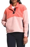 The North Face Cragmont Fleece Pullover Jacket In Orange