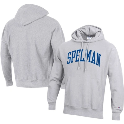 Champion Gray Spelman College Jaguars Tall Arch Pullover Hoodie