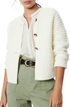 Ba&sh Gaspard Round-neck Cardigan In Ecru