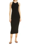 A.l.c Marc Halterneck Midi Dress In Black