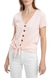 Sanctuary Women's By My Side Twist-front Top In Light Flam
