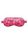 Slip Pure Silk Sleep Mask In Spring Paisley