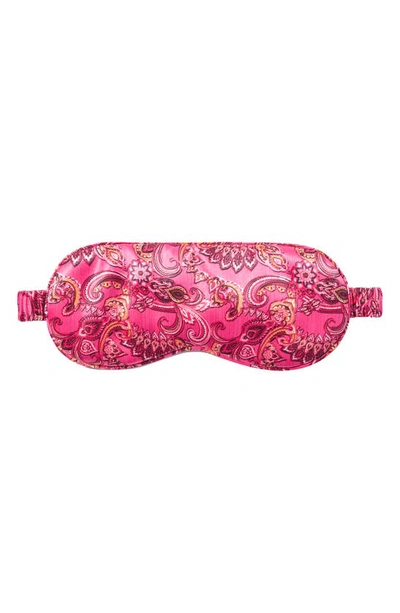 Slip Pure Silk Sleep Mask In Spring Paisley