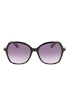 LONGCHAMP 57MM AMAZONE MODIFIED RECTANGLE SUNGLASSES