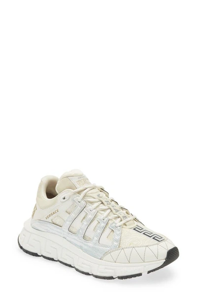 Versace Trigreca Low-top Trainers In White