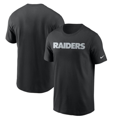 Nike Men's Black Las Vegas Raiders Legend Microtype Performance T-shirt
