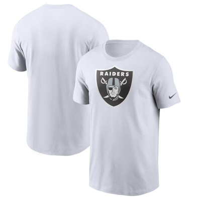 Nike Men's White Las Vegas Raiders Faded Essential T-shirt