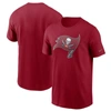 NIKE NIKE RED TAMPA BAY BUCCANEERS PRIMARY LOGO T-SHIRT