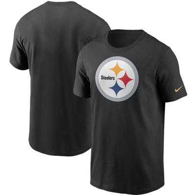 Nike Women's Logo Essential (nfl Pittsburgh Steelers) T-shirt In Black
