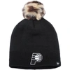 47 '47 BLACK INDIANA PACERS SERENGETI KNIT BEANIE WITH POM