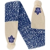 FOCO TORONTO MAPLE LEAFS CONFETTI SCARF WITH POM