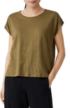 EILEEN FISHER BOXY CREWNECK TOP