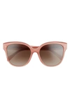 Celine 58mm Gradient Cat Eye Sunglasses In Pink / Gradient Roviex
