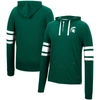 COLOSSEUM COLOSSEUM GREEN MICHIGAN STATE SPARTANS LEBOWSKI HOODIE LONG SLEEVE T-SHIRT