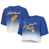 Majestic Threads Matthew Stafford Royal/white Los Angeles Rams Super Bowl Lvi Champions Name & Numbe In Royal