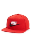 Nike Kids' Pro Cap Futura Hat In University Red/ Black/ White