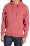 Peter Millar Men's Lava Wash Cotton-stretch Hoodie In Cape Red