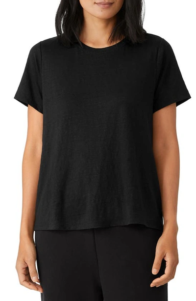 EILEEN FISHER ORGANIC LINEN CREWNECK T-SHIRT