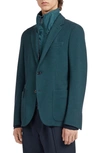 ZEGNA HIGH PERFORMANCE™ WOOL JERSEY JACKET WITH REMOVABLE TECHNICAL BIB