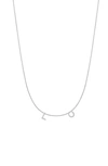 Bony Levy Mika Diamond Pendant Necklace In 18k White Gold - 2 Charms