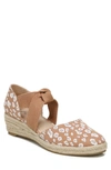 Lifestride Kascade Wedge Espadrille Sandal In Tan Fabric