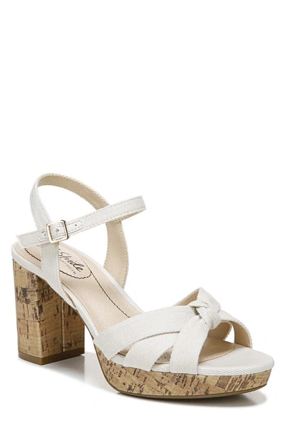 Lifestride Lara Slingback Sandal In Bone Fabric