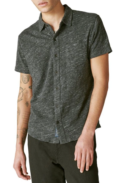 Lucky Brand Short Sleeve Button-up Shirt In Zypher