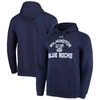Under Armour Men's  Navy Wilmington Blue Rocks All Day Raglan Fleece Pullover Hoodie In Navy