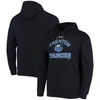 Under Armour Black Trenton Thunder All Day Raglan Fleece Pullover Hoodie In Black