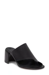 Agl Attilio Giusti Leombruni Moon Toe Loop Sandal In Black