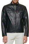 LEVI'S WATER RESISTANT FAUX LEATHER RACER JACKET