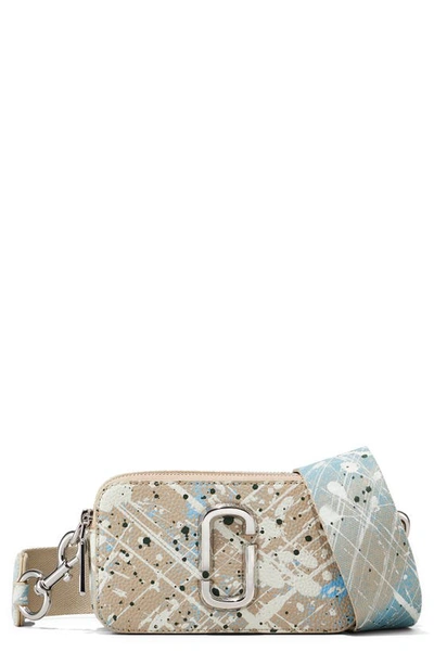 Marc Jacobs The Snapshot Crossbody Bag In Brown Rice Multi