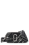 Marc Jacobs The Snapshot Crossbody Bag In Black Multi