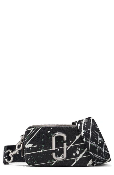Marc Jacobs The Snapshot Crossbody Bag In Black Multi