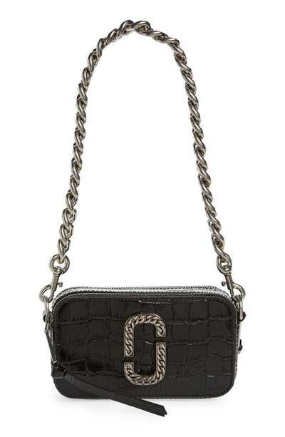 Marc Jacobs Snapshot Crossbody Bag In Black