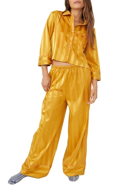 Free People Pajama Party Print Pajamas In Robin