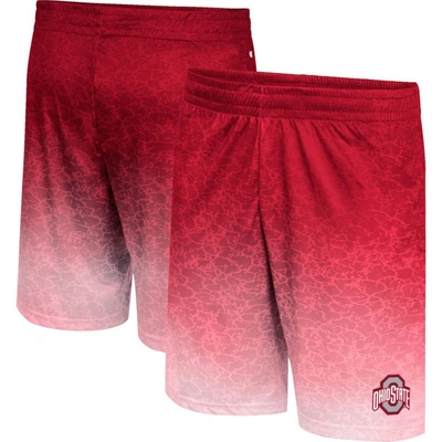 Colosseum Scarlet Ohio State Buckeyes Walter Shorts