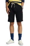 Polo Ralph Lauren Fleece Athletic Shorts In Polo Black