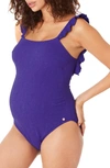 CACHE COEUR MALDIVES MATERNITY ONE-PIECE SWIMSUIT