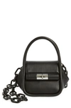 Gu-de Love Leather Bag In Black