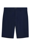 Bugatchi Men's Performance Knit Bermuda Shorts In Navy