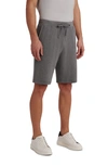 Bugatchi Butgatchi Comfort Drawstring Knit Shorts In Charcoal