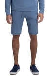 Bugatchi Butgatchi Comfort Drawstring Knit Shorts In Slate