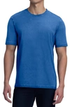 Bugatchi Cotton Short-sleeve T-shirt In Cobalt