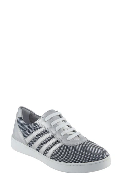 David Tate Cascade Sneakers Womens Silver Low Top Lifestyle Shoes Htat1270 In Multi