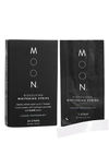 MOON LUNAR PEPPERMINT DISSOLVING TEETH WHITENING STRIPS