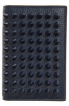 CHRISTIAN LOUBOUTIN SIFNOS STUDDED LEATHER CARD CASE