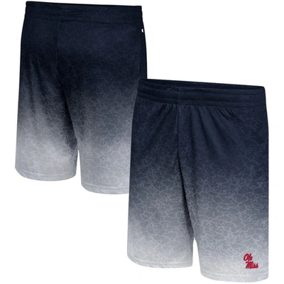 Colosseum Navy Ole Miss Rebels Walter Shorts